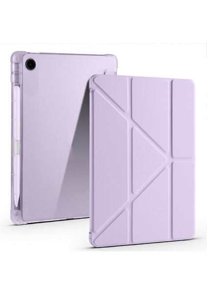 Lenovo Tab TB-311FU Uyumlu Kılıf – Kalem Bölmeli, Tri-Folding, Standlı Tablet Koruyucu
