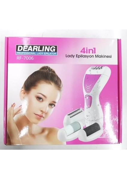 4 In 1 Su Geçirmez Epilasyon Aleti Epilatör Cihazı Tüy Alma Makinesi Topuk Törpüsü (5256) modelleri