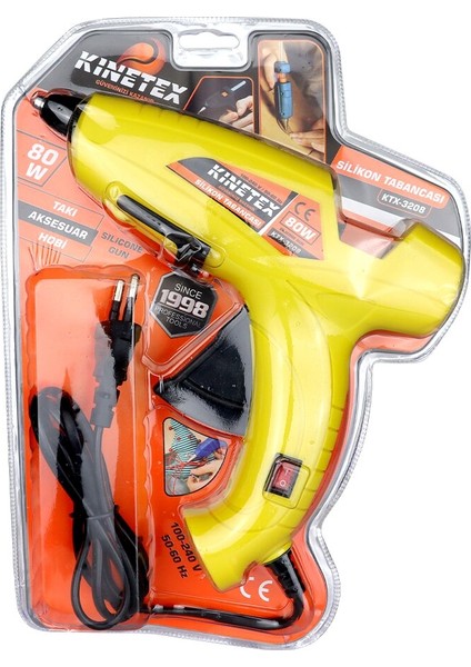 80W Anahtarlı Sıcak Mum Silikon Tabancası (5256)