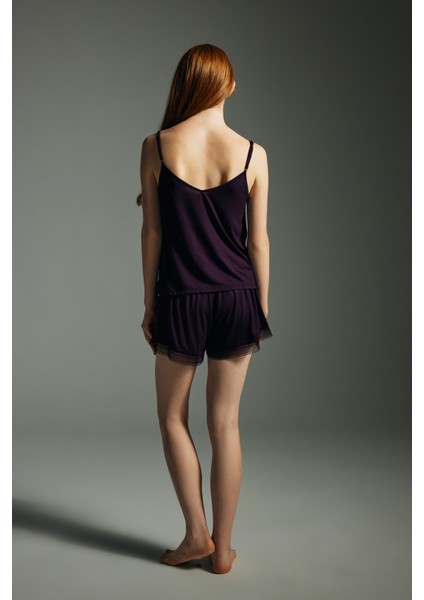 Kadın Viskon Ayarlanır Ip Askılı Atlet Pijama Üstü fırsatları