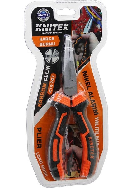 Vakumlu No-6 - 160MM Kargaburnu Karbon Çelik - Yalıtılmış Sap (5256)