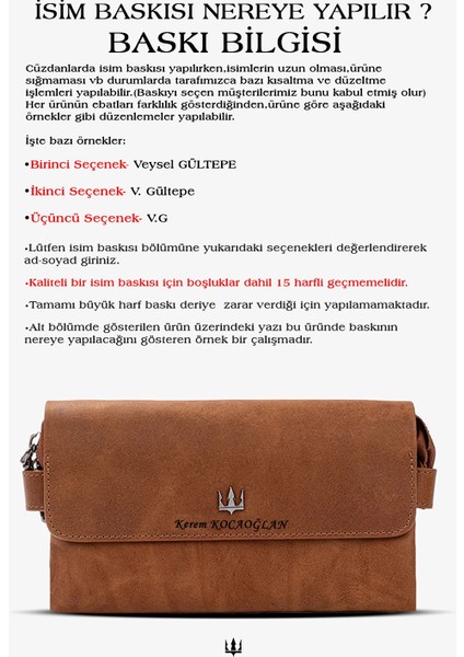 Getto Deri Master Hakiki Deri Kişiye Özel İsim Baskılı El Çantası