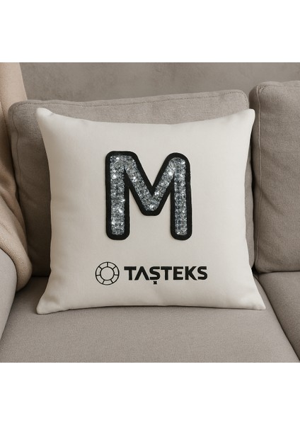 Taşteks Taşlı Ütülenebilen Veya Sticker Olarak Kullanılabilen 6cm M Harfi fırsatları