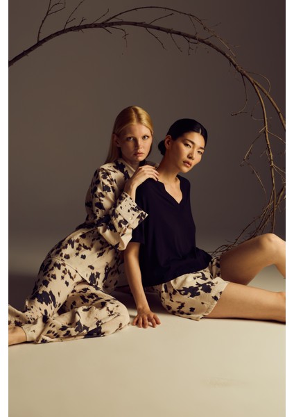 Kadın Modal Pamuklu Kısa Kollu T-Shirt indirimleri