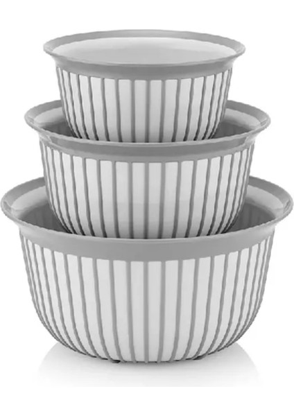 5 Parça Linea Çok Amaçlı Çeyiz Seti Yeşil 1x( Mikser Kabı 3lt) 1x(3 Boy Kase) 1x(Pirinç Süzgeçi 3lt) fırsatları
