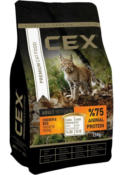 Premıum Yetişkin Tavuklu Kedi Maması 1.5 kg