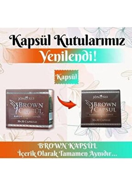 Jönx13 Brown Kapsül 30 Adet fiyatları