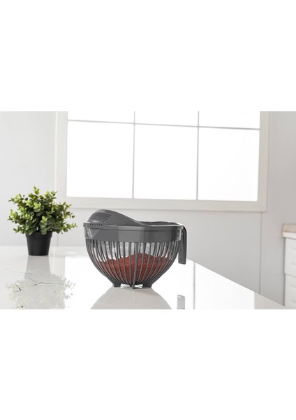 5 Parça Linea Çok Amaçlı Çeyiz Seti Yeşil 1x( Mikser Kabı 3lt) 1x(3 Boy Kase) 1x(Pirinç Süzgeçi 3lt)