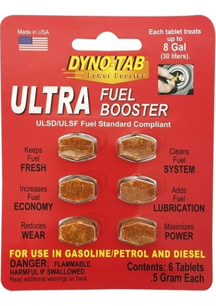 Ultra Yakıt Performans Arttırıcı ve Sistem Temizleyici (Benzin ve Dizel)