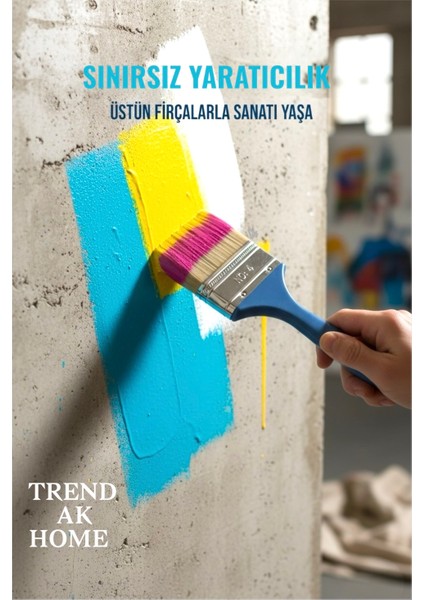 Lüks Kestirme Boya Fırçası No:4