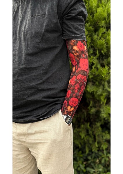 Giyilebilir Desenli Kol Dövmesi 3D Baskılı Tattoo modelleri