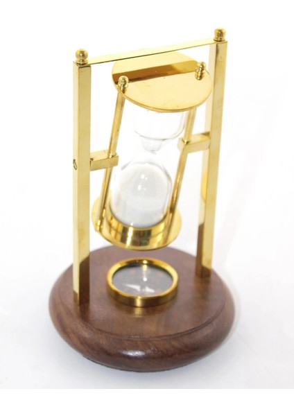 Pirinç Pusulalı Kum Saati KSK2136