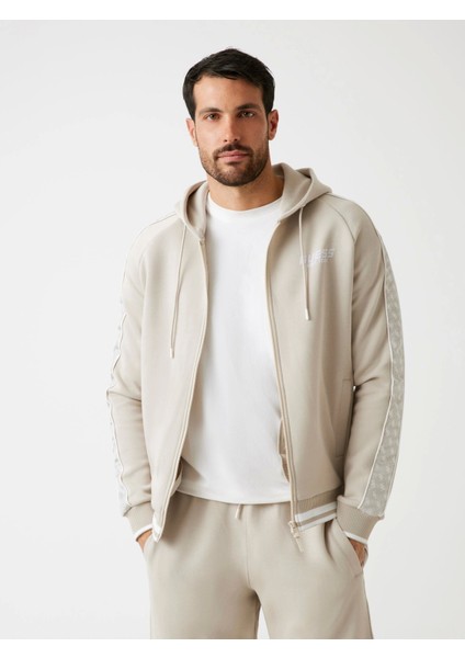 Finlo Erkek Bej Aktif Sweatshirt Z5BQ12KB3P2-G9D0