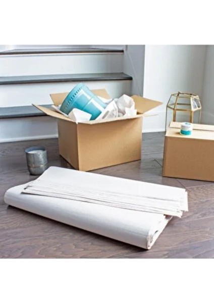 40X60 Tabak - Bardak Sarma Taşıma Taşınma Paketleme Kağıdı 100 Adet ve 100MT. Koli Bandı