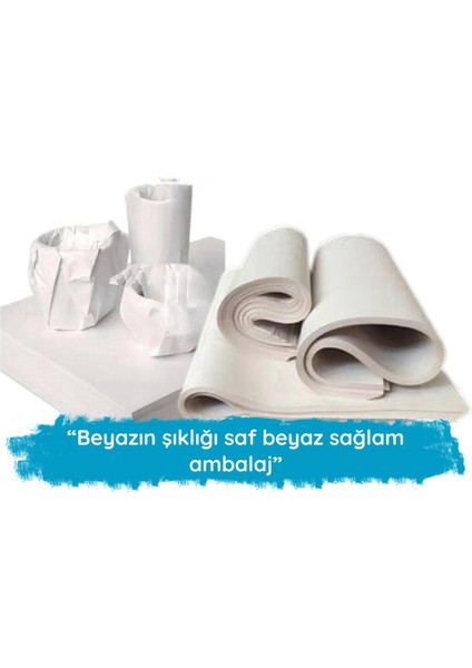 40X60 Tabak - Bardak Sarma Taşıma Taşınma Paketleme Kağıdı 100 Adet ve 100MT. Koli Bandı