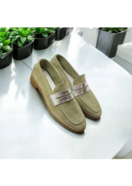 Kadın Hakiki Deri Loafer Günlük Ayakkabı Fabriano