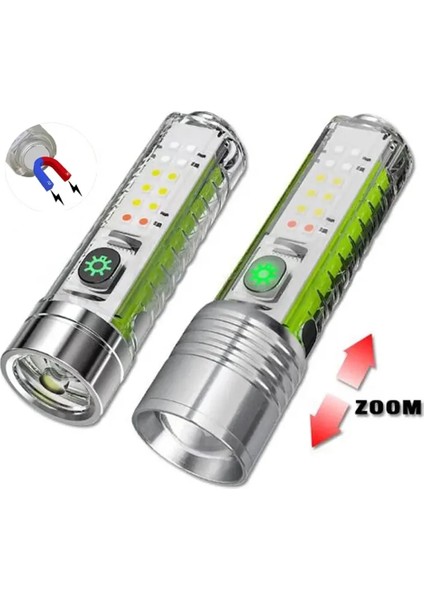 2023 Seri 8 Mod Şarjlı Yeni Nesil El Feneri WT-609