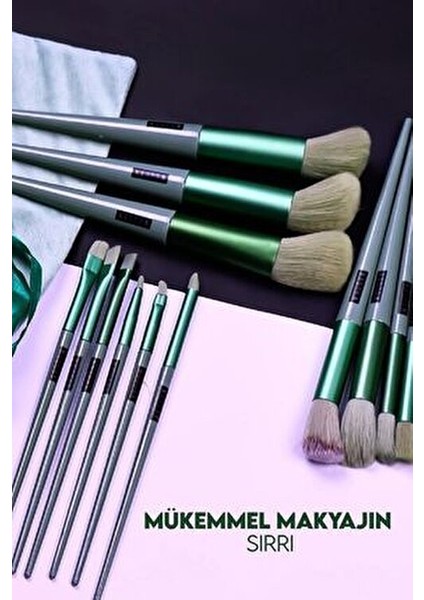 Rose Özel Keseli 13'lü Fırça Seti modelleri