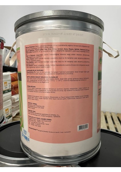 Sequestrene Fe 25 kg indirimleri