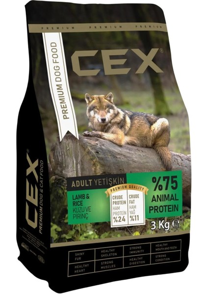 Premıum Kuzulu Yetişkin Köpek Maması 3 kg