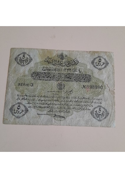 Mehme Treşat 1332 5 Kruş fiyatları