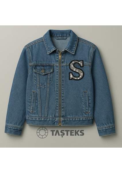 Taşlı Ütülenebilen Veya Sticker Olarak Kullanılabilen 6cm S Harfi fiyatları