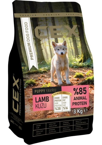 Premıum Kuzulu Yavru Köpek Maması 3 kg