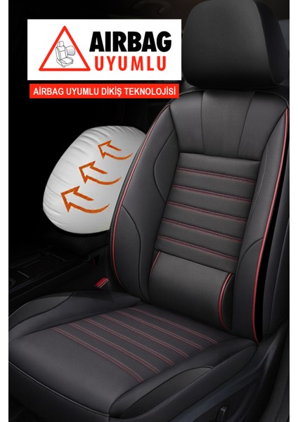 Stone Serisi Üniversal Deri Oto Koltuk Kılıfı - Bel Destekli - 5 Koltuk Tam Set fiyatları