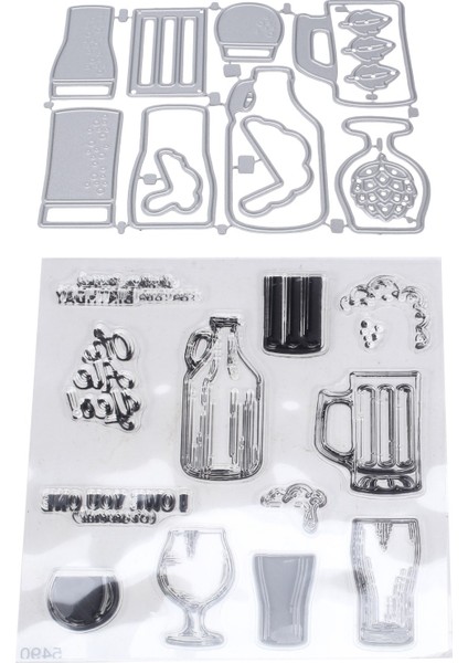 Kart Yapımı Için Pullar ve Kalıplar Dıy Scrapbooking Sanatları El Sanatları Damgalama Pulları Sanat Malzemeleri Metal Kesme Ölür (5490) (Yurt Dışından)