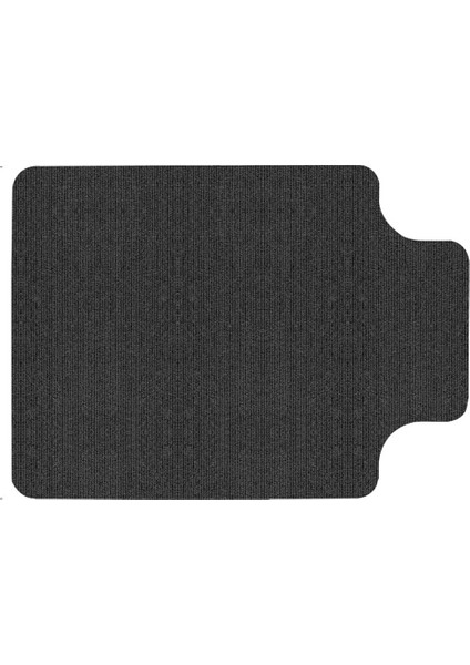 Sertağaç/karo Zemin Için Ofis Koltuğu MATI,35.4X55INCH Masa Sandalye Matı, Çoklu Polyester Zemin Koruyucu Koyu Gri (Yurt Dışından)