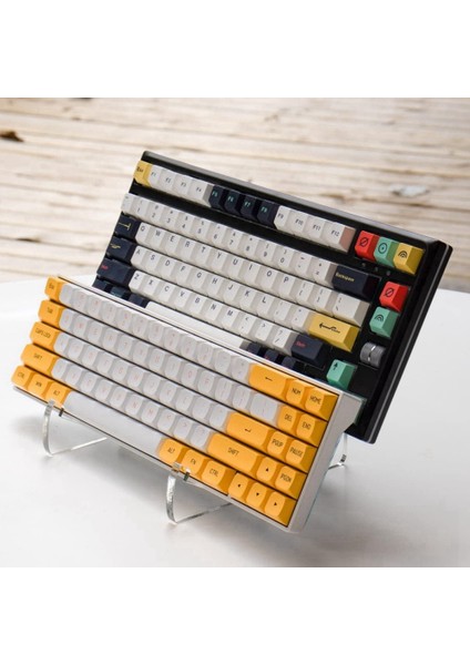 1 Katmanlı Akrilik Klavye Ekran Standı Şeffaf Mekanik Klavye Tutucu Tablet Resim Çerçeveleri Için Depolama Standları (Yurt Dışından)