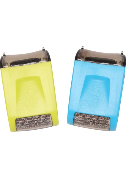 2 Adet Kimlik Önleme Hırsızlık Damgası Kimlik Koruma Görevlisi Rulo Damgası Geniş Rolling Güvenlik Damgası (Yeşil + Mavi) (Yurt Dışından)