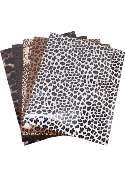Adet Isı Transferi Vinil Paket 12X10 Inç Baskı Leopar Htv Vinil Craft Film Konfeksiyon Giyim T-Shirt Dekorasyon Için (Yurt Dışından)