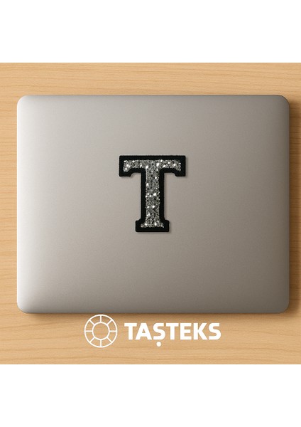 Taşlı Ütülenebilen Veya Sticker Olarak Kullanılabilen 6cm T Harfi fiyatları
