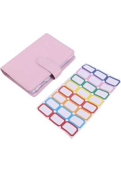 6 Halkalı Deri Defter Bütçe Bağlayıcı Planlayıcı, Bütçeleme Bağlayıcı Organizatör B Için Nakit Zarflar (Yurt Dışından)