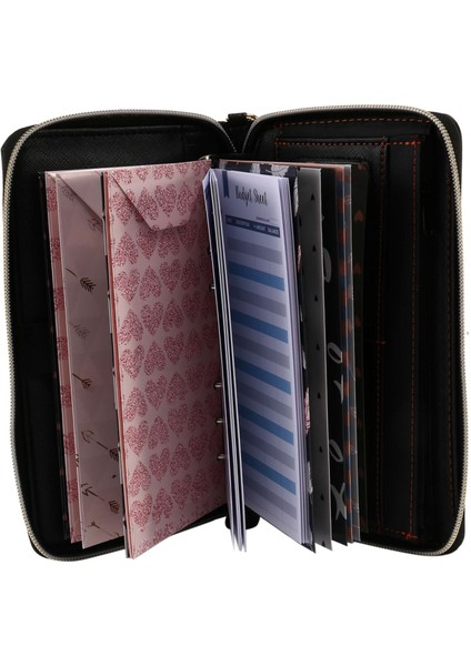 Düzenleyici Cüzdan,zarflar ve Bütçe Sayfalarıyla Birlikte,kompakt Bütçe Planlayıcı Düzenleyici,zarf Sistemi Cüzdanı B (Yurt Dışından)