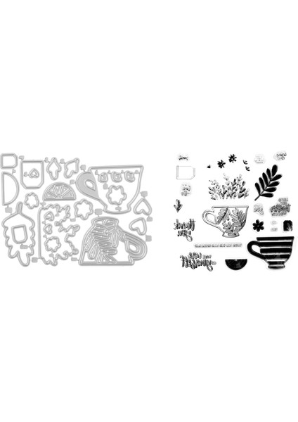 Kart Yapımı Için Pullar ve Kalıplar Dıy Scrapbooking Sanatları El Sanatları Damgalama Pulları Sanat Malzemeleri Metal Kesme Ölür (5467) (Yurt Dışından)