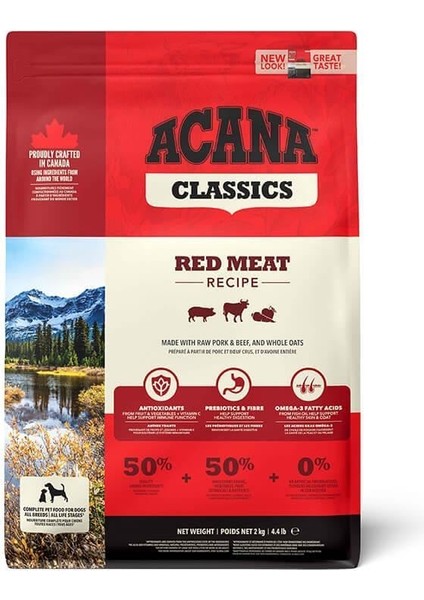 Classics Red Meat Köpek Maması 2 Kg fiyatları