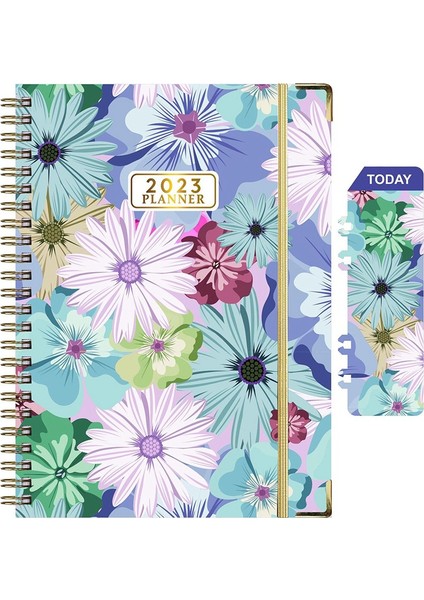 Planlayıcı Defter, Haftalık Aylık Planlayıcı, 8,4 Inç x 6 Inç, Yer Işaretli Spiral Planlayıcı Defter A02 (Yurt Dışından)