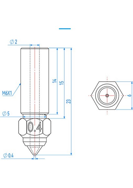 K1 Nozul Kiti 3D Yazıcı Nozulları, K1 Için Sertleştirilmiş Çelik Nozul Bakır Alaşımlı Ekstruder Nozulları, K1 Max 3D Yazıcı (Yurt Dışından)