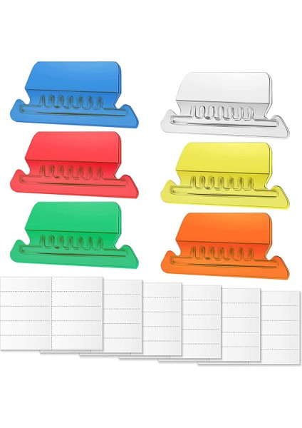 60 Takım Asılı Dosya Sekmeleri ve Ekler, Renkli Dosya Klasörü Etiketleri Dosya Tanımlaması Için Dosyalama Sekmeleri, Okunması Kolay (Yurt Dışından)