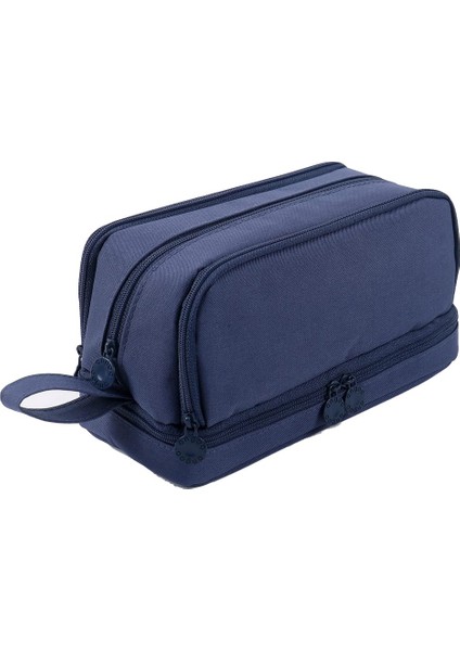 Kapasite Kalem Kutusu Kalem Çantası Kalem Çantası Okul Kırtasiye ve Seyahat Için Organize Sevimli Kalem Kutusu, Lacivert (Yurt Dışından)