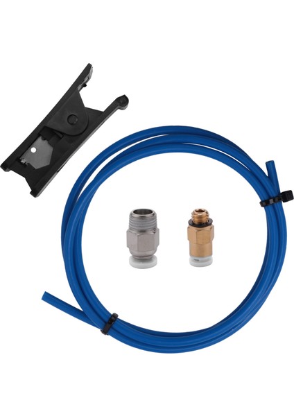 Bowden Boru Xs Serisi 1m ve 3D Yazıcı Için Tüp Kesici Için Pc4-M6 ve PC4-M10 Bağlantı Parçalı 1.75MM Filament (Yurt Dışından)