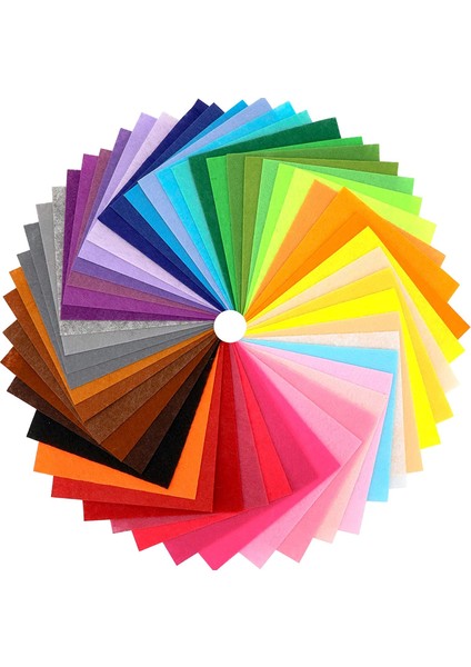 40 Adet Keçe Kumaş Kareler Dıy Craftwork Keçe El Sanatları Çeşitli Renkler Tekstil Dikiş Için Bulanık Kumaşlar (Yurt Dışından)