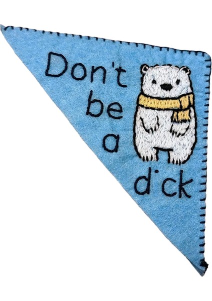 Kitap Severler Için Kitap Ayracı Komik Kelime El Işlemeli Keçe, Köşe B (Yurt Dışından)