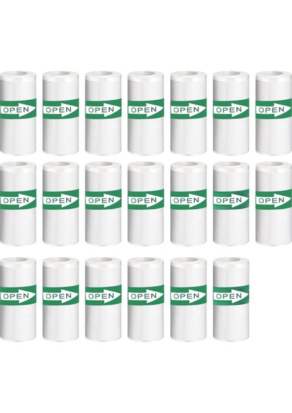 20PCS Mini Yazıcı Kağıdı, Termal Etiket Kağıdı, Kendinden Yapışkanlı, Mini Kağıt, Notlar, Beyaz Üzerine Siyah, 5.7x2.5cm (Yurt Dışından)