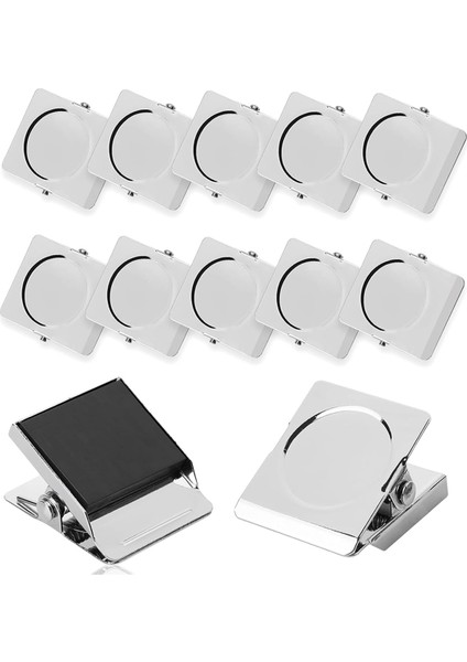 12'li Paket Manyetik Klipsler, Beyaz Tahtalar, Buzdolabı, Ev Ofis Mıknatısları Için 2,2 Inç Ekstra Büyük Mıknatıslı Klipsler (Yurt Dışından)