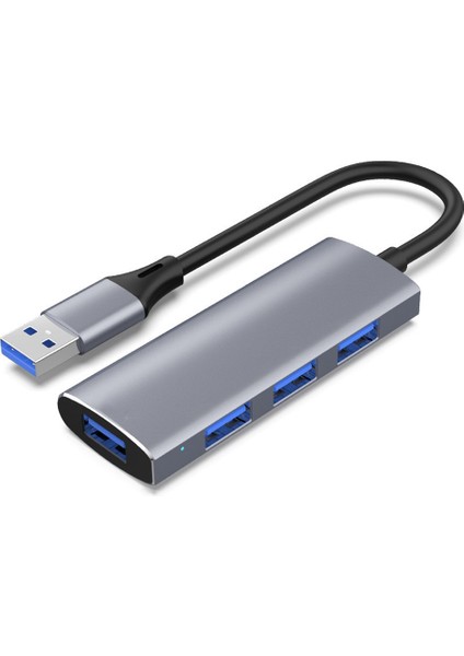 4'ü 1 Arada USB Hub Ayırıcı, Taşınabilir Usb-A - 3,0+3x 2,0 Bağlantı Istasyonu Ayırıcı Çoklu Bağlantı Noktası Adaptörü, TS41 (Yurt Dışından)