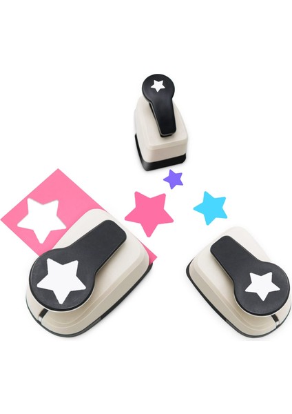 3 Adet Yıldız Delgeç, Kağıt Delgeç, El Sanatları Için Delgeç, Delgeç Işçiliği (Yurt Dışından)