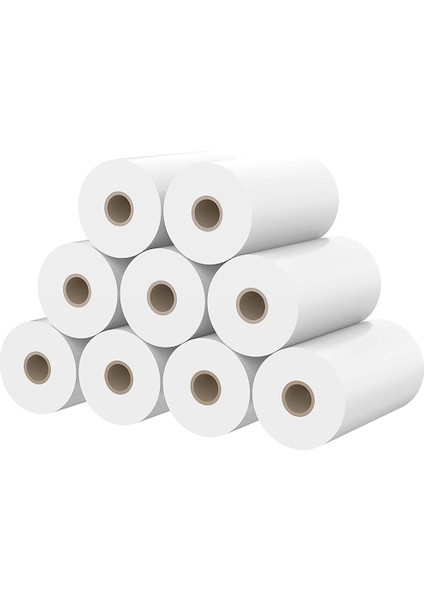 9 Rulo Termal Yazıcı Etiketi Anında Baskı Kamera Ek Kağıdı 57X30MM Kendinden Yapışkanlı Etiket (Yurt Dışından)